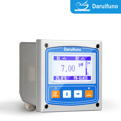 Contrôleur pH ORP avec deux relais SPST 3A 250V AC Alarme Haute Basse Contrôle de Dosage Montage Panneau IP66 Analyseur pH ORP