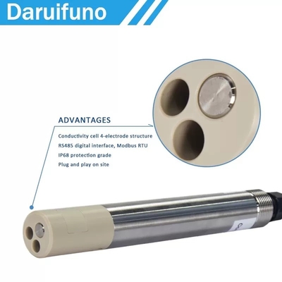 Capteur de conductivité des cellules 4-Electrode Digital de conductivité pour l'eau détectant en ligne