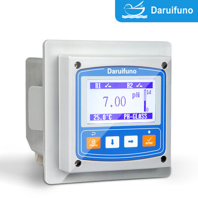 Contrôleur pH ORP avec deux relais SPST 3A 250V AC Alarme Haute Basse Contrôle de Dosage Montage Panneau IP66 Analyseur pH ORP