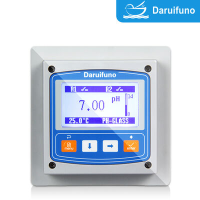 Contrôleur de pH/ORP à 3 points avec compensation de température NTC10K PT1000 et analyseur de pH/ORP en ligne avec écran LCD graphique de 3,2 pouces